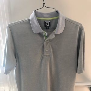 FootJoy Athletic Fit Medium Gray Men’s Golf Shirt